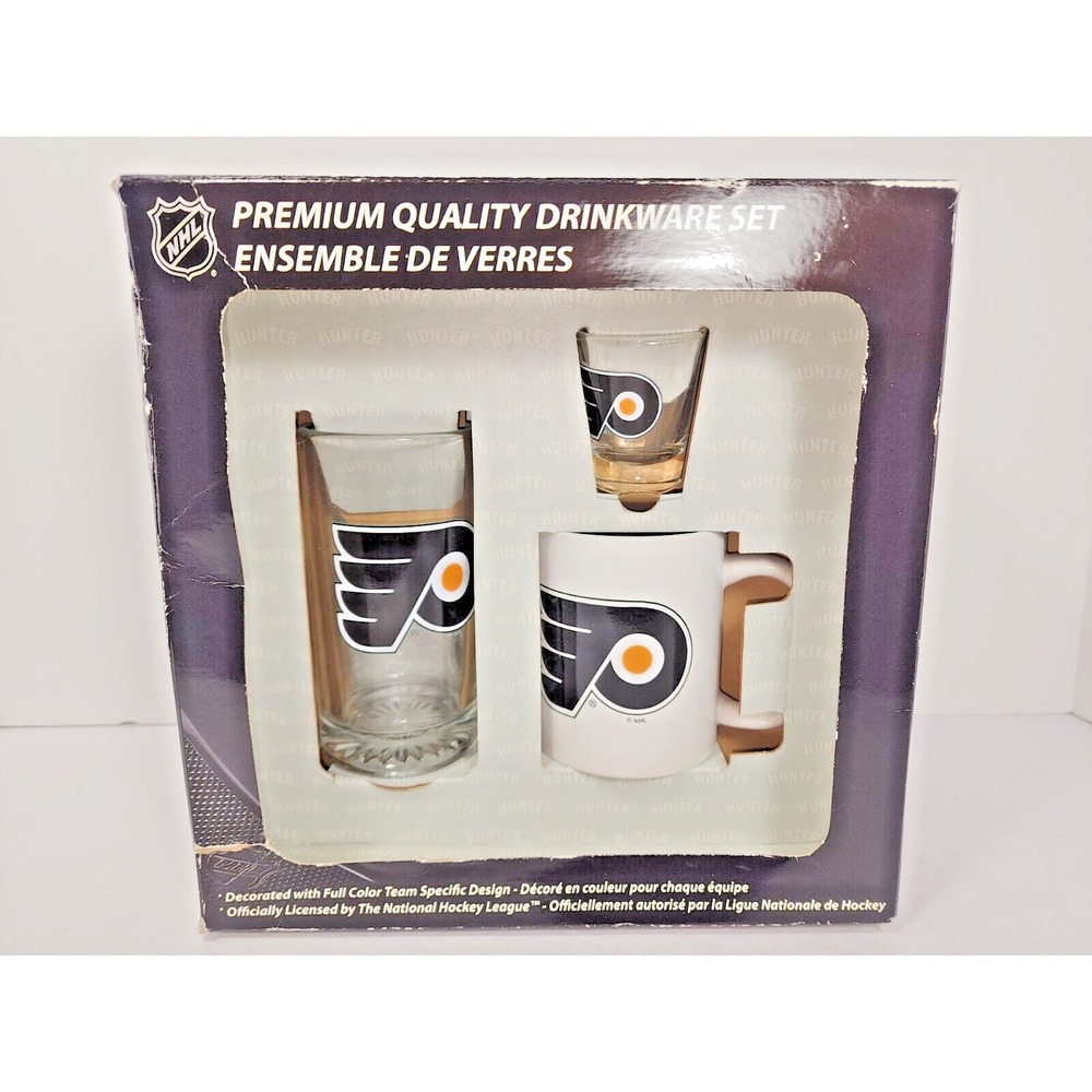 Philadelphia Flyers Officially Licensed NHL 3pc Drinkware Gift Set